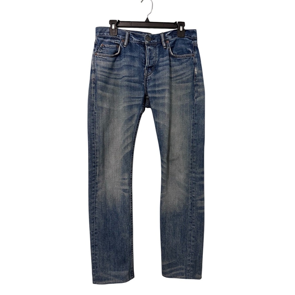 AllSaints Slim Straight Men's Jeans - Blue Wash